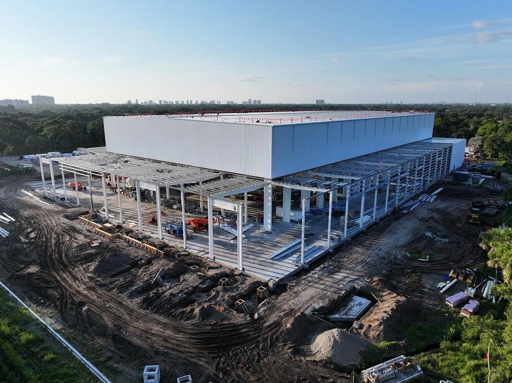 86.5m x 32m x 6.8m Prefabricated steel buildings